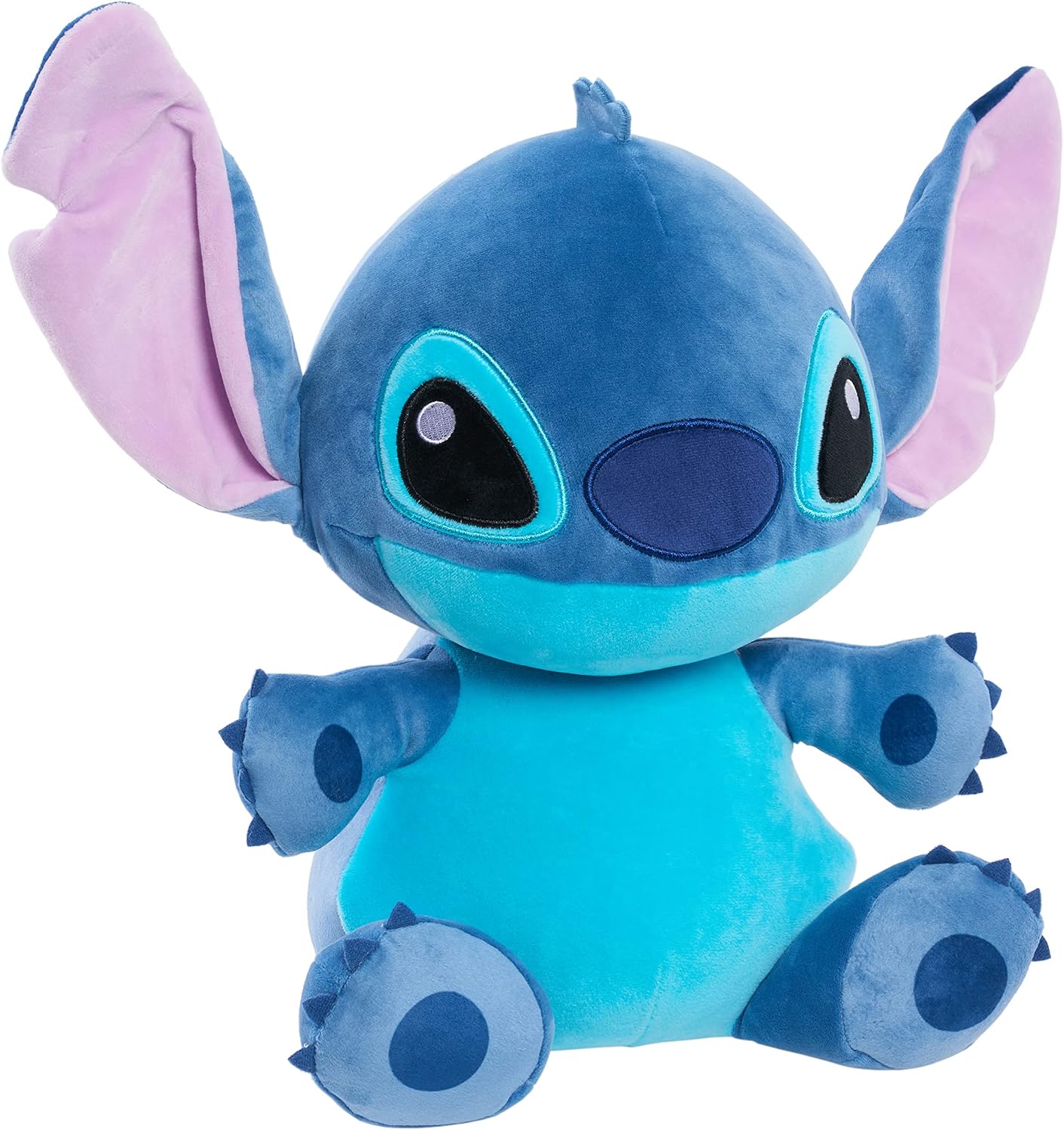 Disney Stitch Comfort Weighted Plush Stitch, 14-inch Stuffed Animal, Alien, Blue, Kids Toys for Ages 3 Up by Just Play