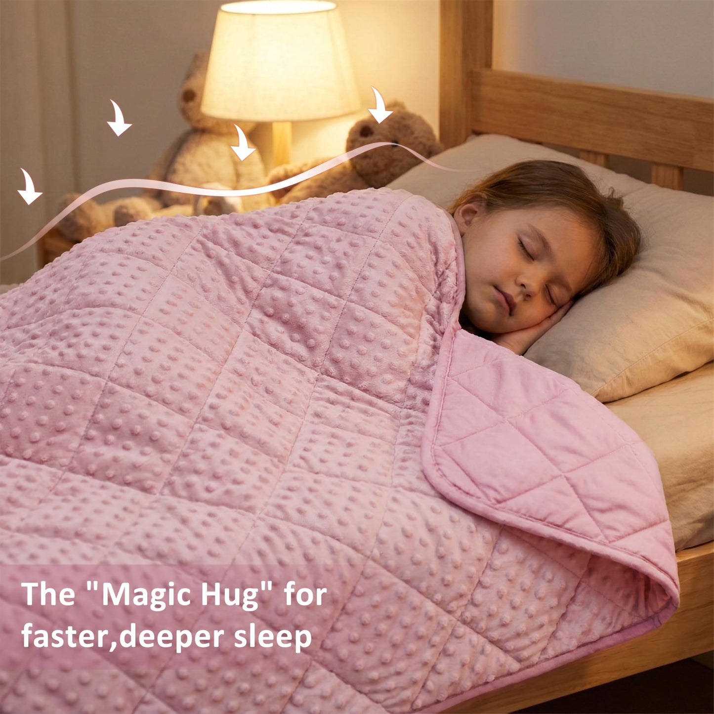 MAXTID Weighted Blanket for Kids 5lbs 36"x48" Cotton Blanket for Boys & Girls Weighted Throw Blanket Children Bedding Gifts for 3 4 5 6 7 8+ Year Old Kids Small Weighted Comfort Blanket