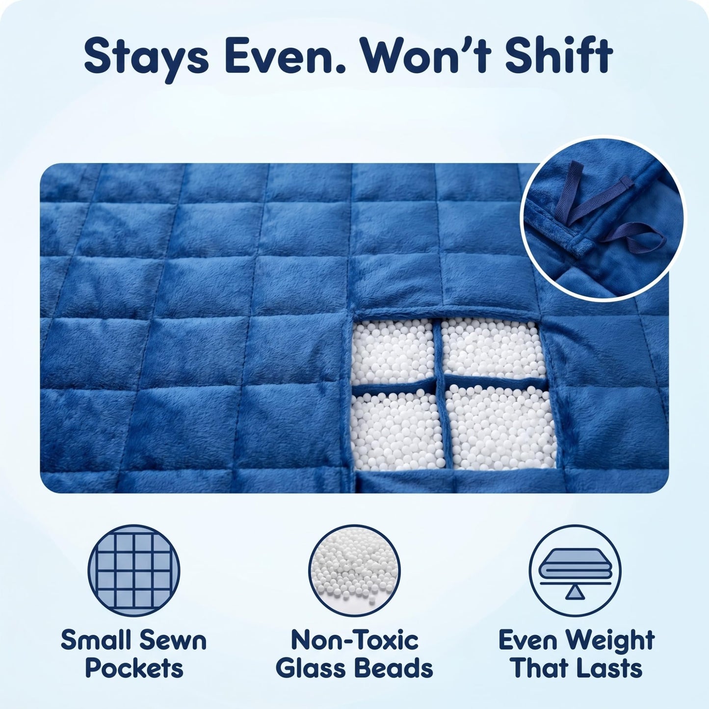 hazli Super-Soft Kids Weighted Blanket 5 Pounds - Weighted Blanket for Kids - Easy to Clean, Washable Minky Cover - 36x48 Inches 5lbs Child - Small Heavy Blanket for Girls and Boys