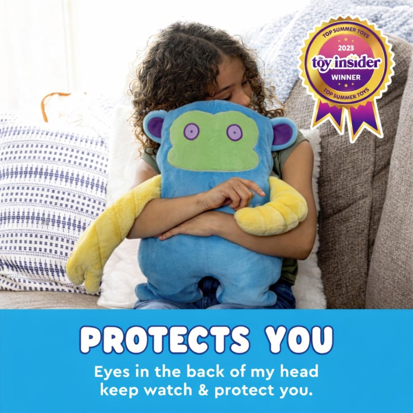 Bumpas Weighted Plush Toy - Calming Stuffed Animal, Realistic Hug, Machine Washable - Ages 3+
