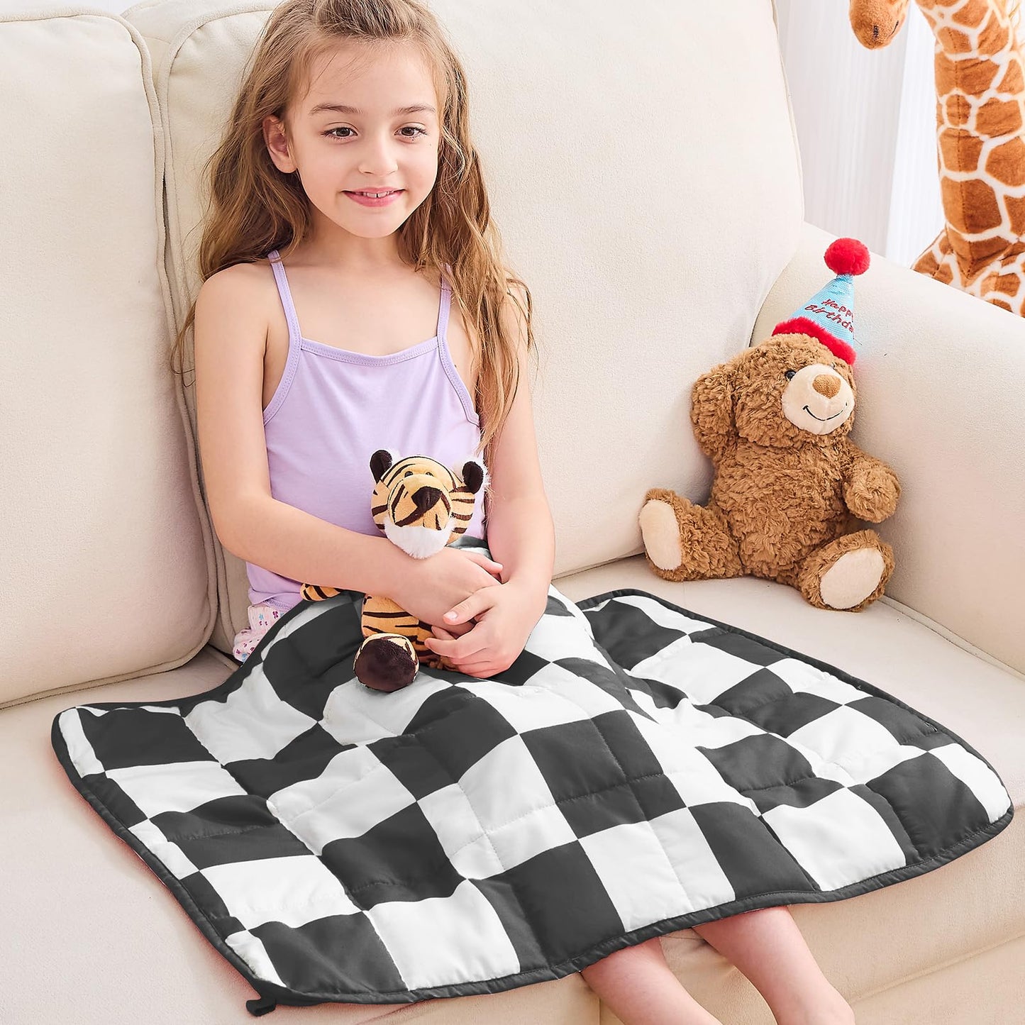 yescool Weighted Lap Pad 2 Pounds Weighted Lap Blanket, Space Plane Small Weighted Blanket, Weighted Throw Blanket Gifts for Travel Indoor Outdoor, 20"x30"