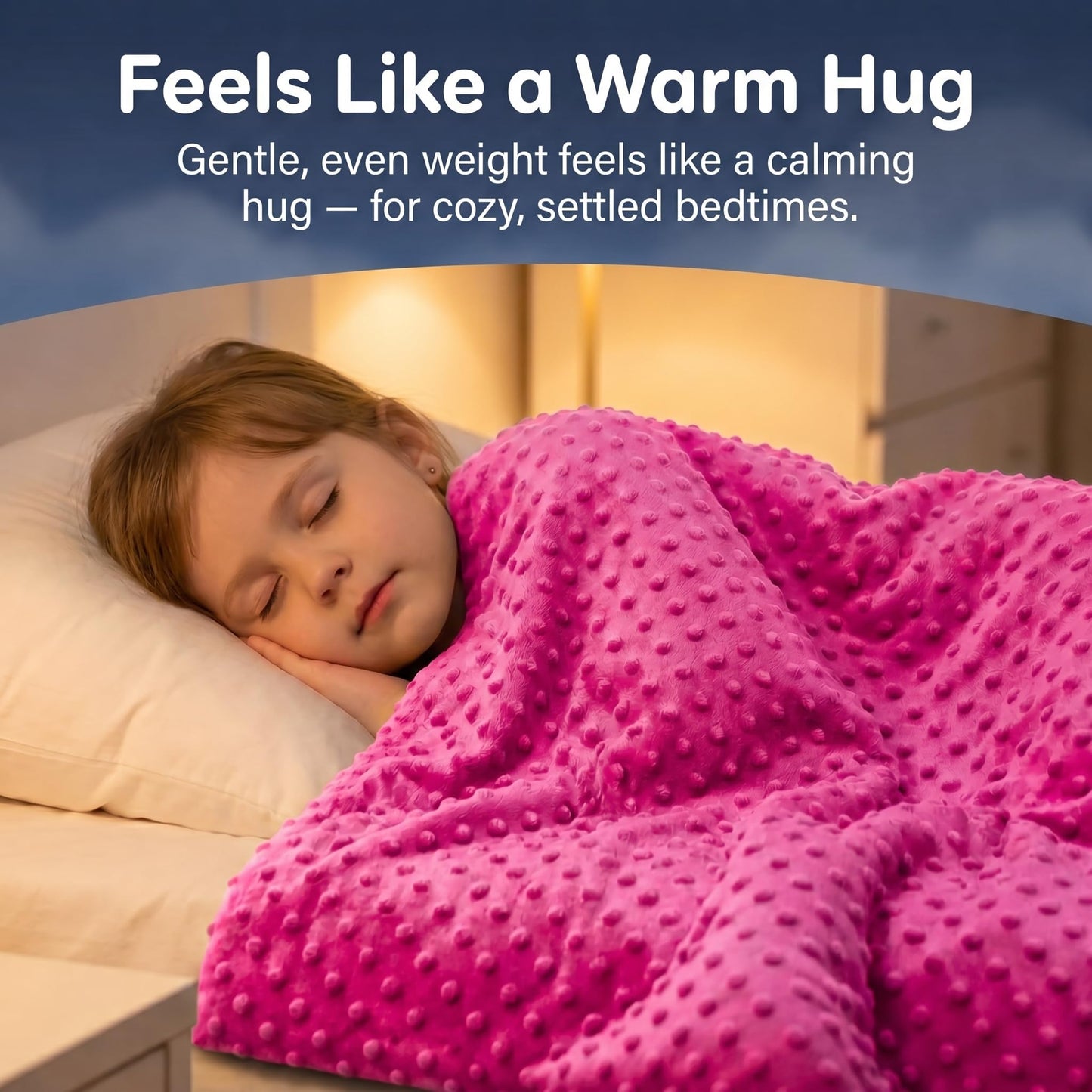 hazli Super-Soft Kids Weighted Blanket 5 Pounds - Weighted Blanket for Kids - Easy to Clean, Washable Minky Cover - 36x48 Inches 5lbs Child - Small Heavy Blanket for Girls and Boys