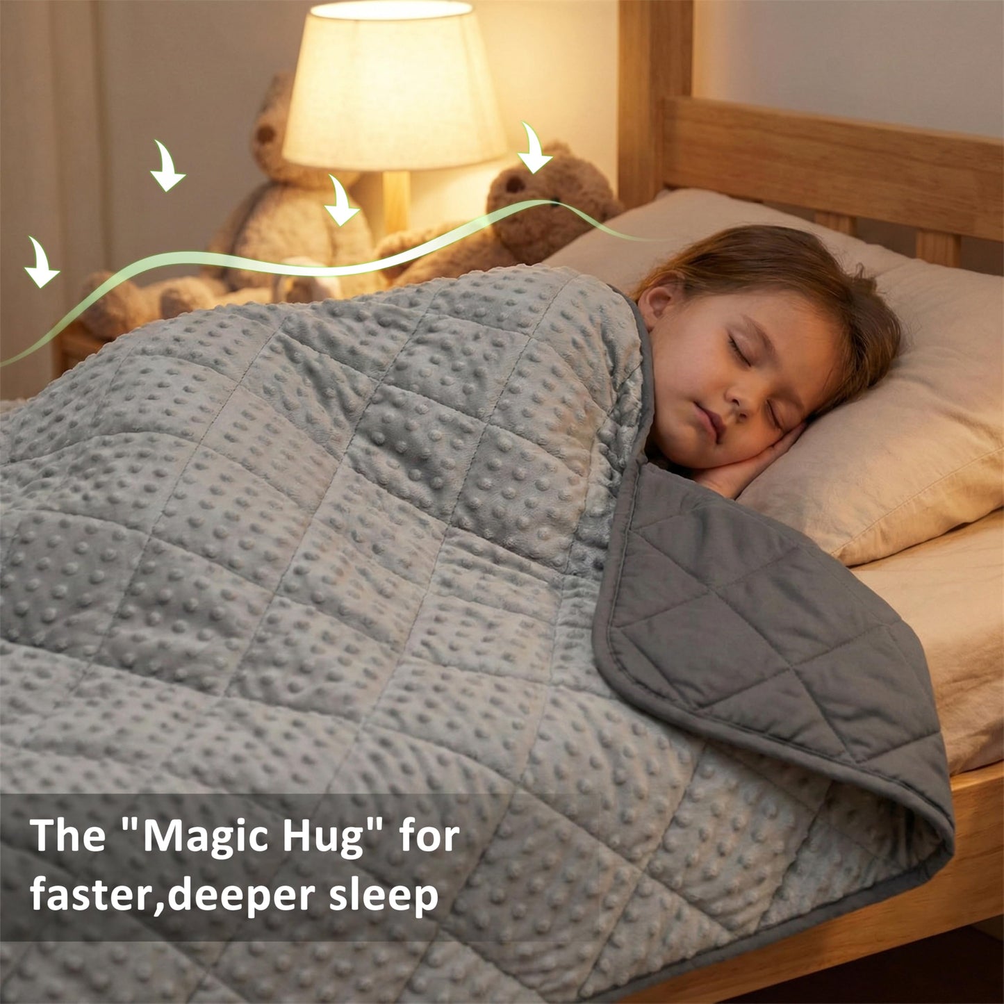 MAXTID Weighted Blanket for Kids 5lbs 36"x48" Cotton Blanket for Boys & Girls Weighted Throw Blanket Children Bedding Gifts for 3 4 5 6 7 8+ Year Old Kids Small Weighted Comfort Blanket