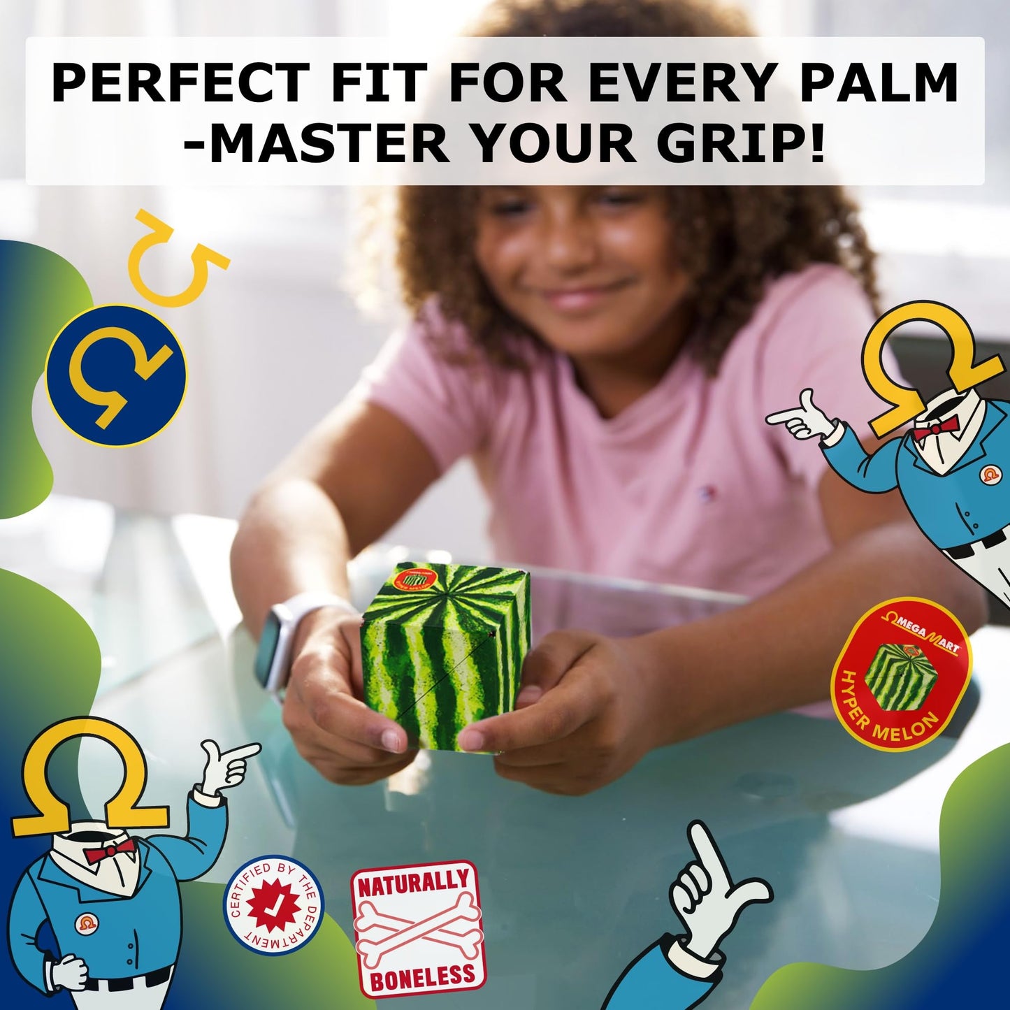 Shashibo Sensory Fidget Toy for Adults & Kids, Stress Relief Fidget Toy for Adults, Teens & Kids, Cool Fidget Toys for Desk, Classroom Must Have, Sensory Shape Shifting Cube, 100+ Possible Shapes