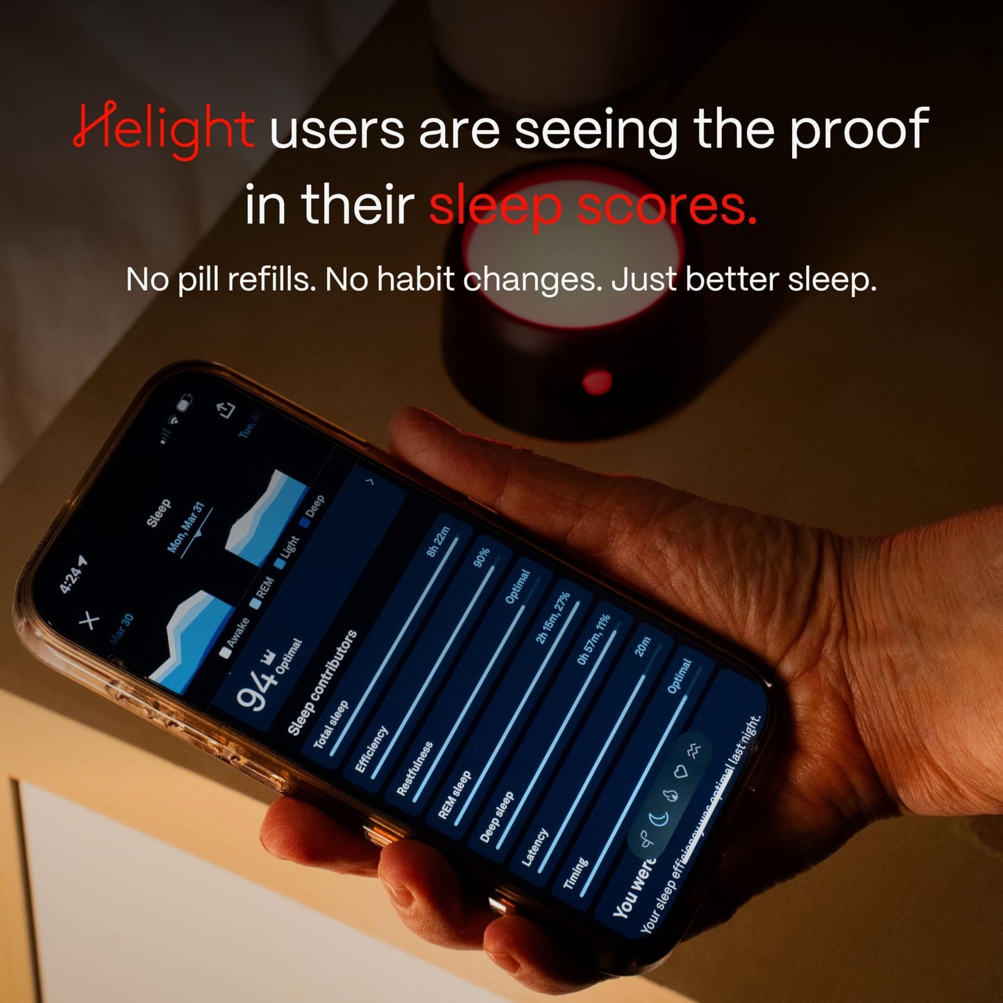 Red Light Sleep Device for Autism & Deep Relaxation