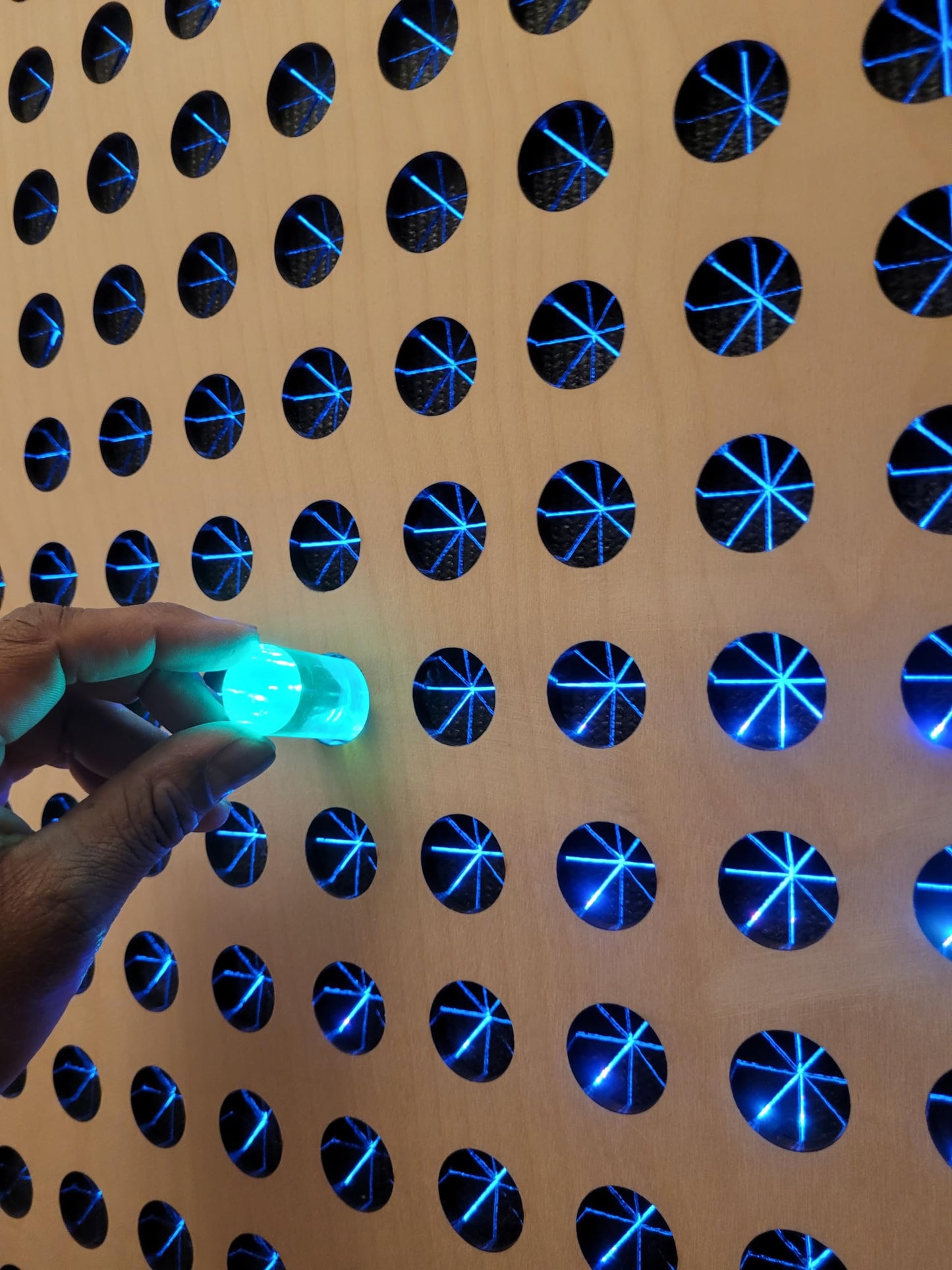 LED Sensory Pegboard for Autism & Interactive Focus Play