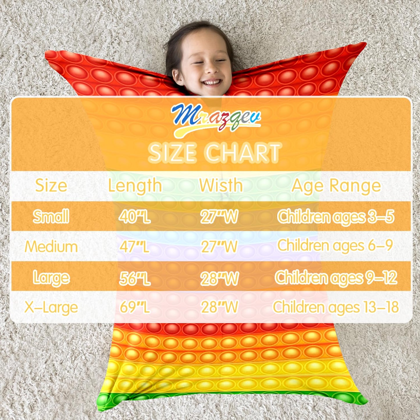 Cute Tiger Autism Movement Stretchy Sensory Body Socks - ADHD and Improve Sensory Processing Sox - Help Children with Autism (Medium)