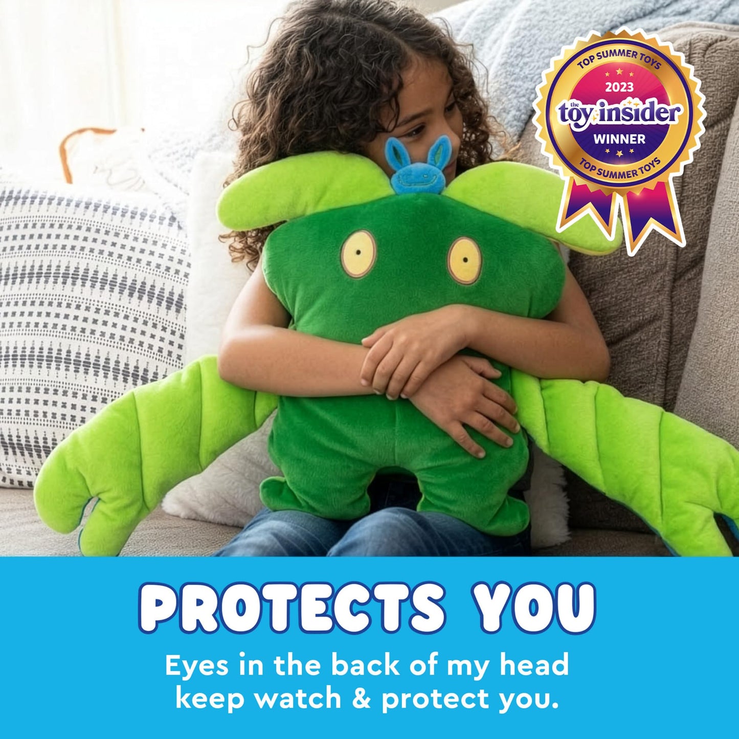 Bumpas Weighted Plush Toy - Calming Stuffed Animal, Realistic Hug, Machine Washable - Ages 3+