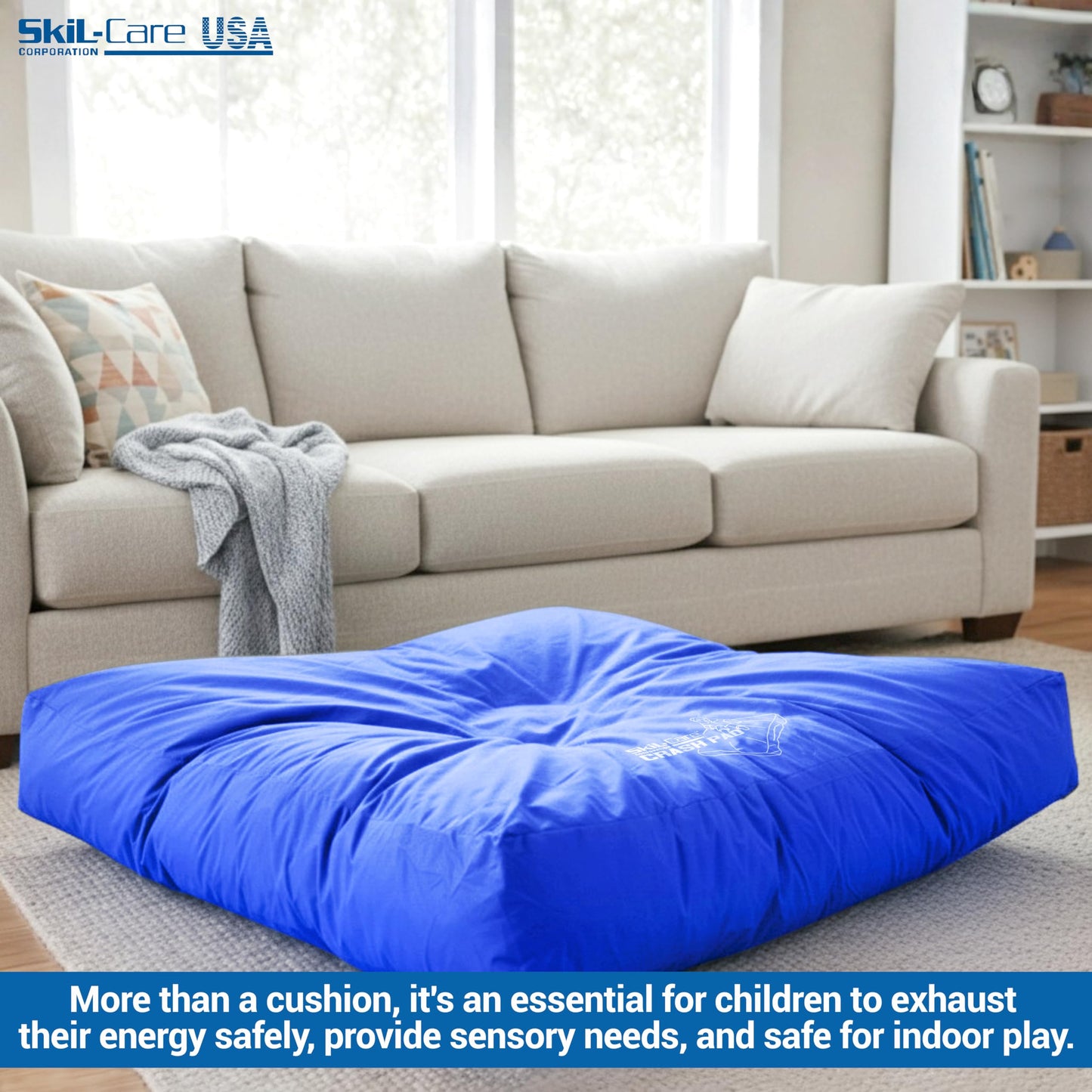 Sensory Crash Pad for Autism & Safe Deep Pressure Play