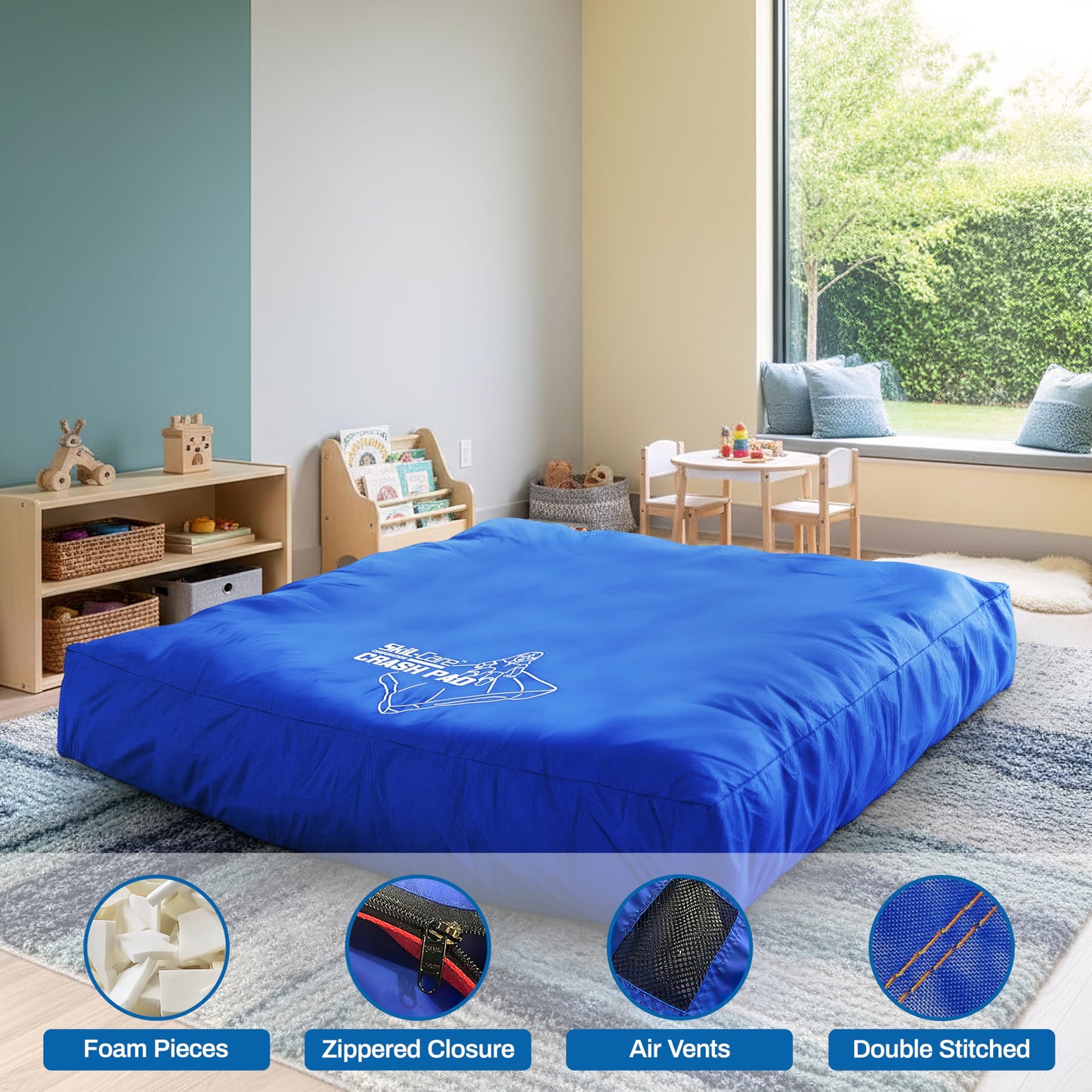 Sensory Crash Pad for Autism & Safe Deep Pressure Play