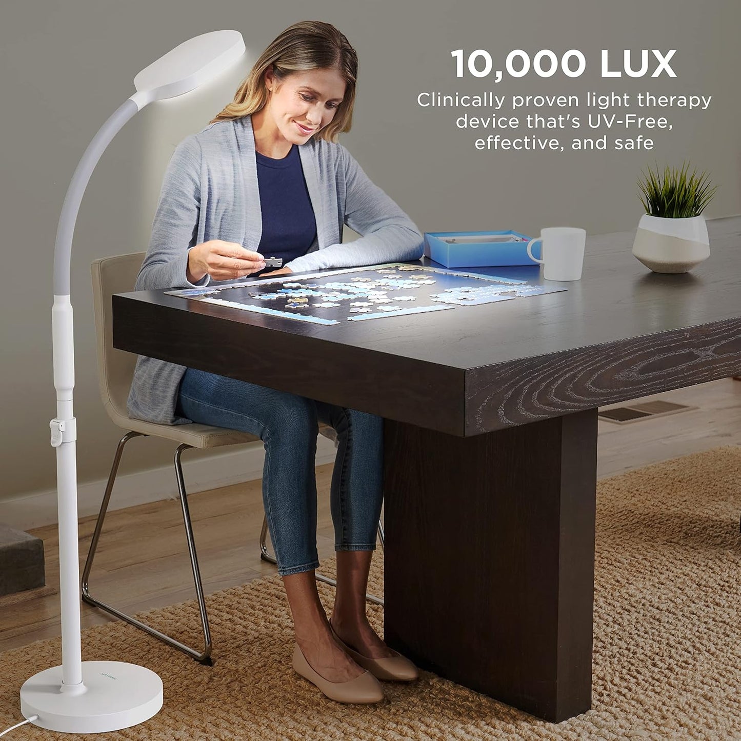 Light Therapy Lamp for Focus, Mood & Sensory Support