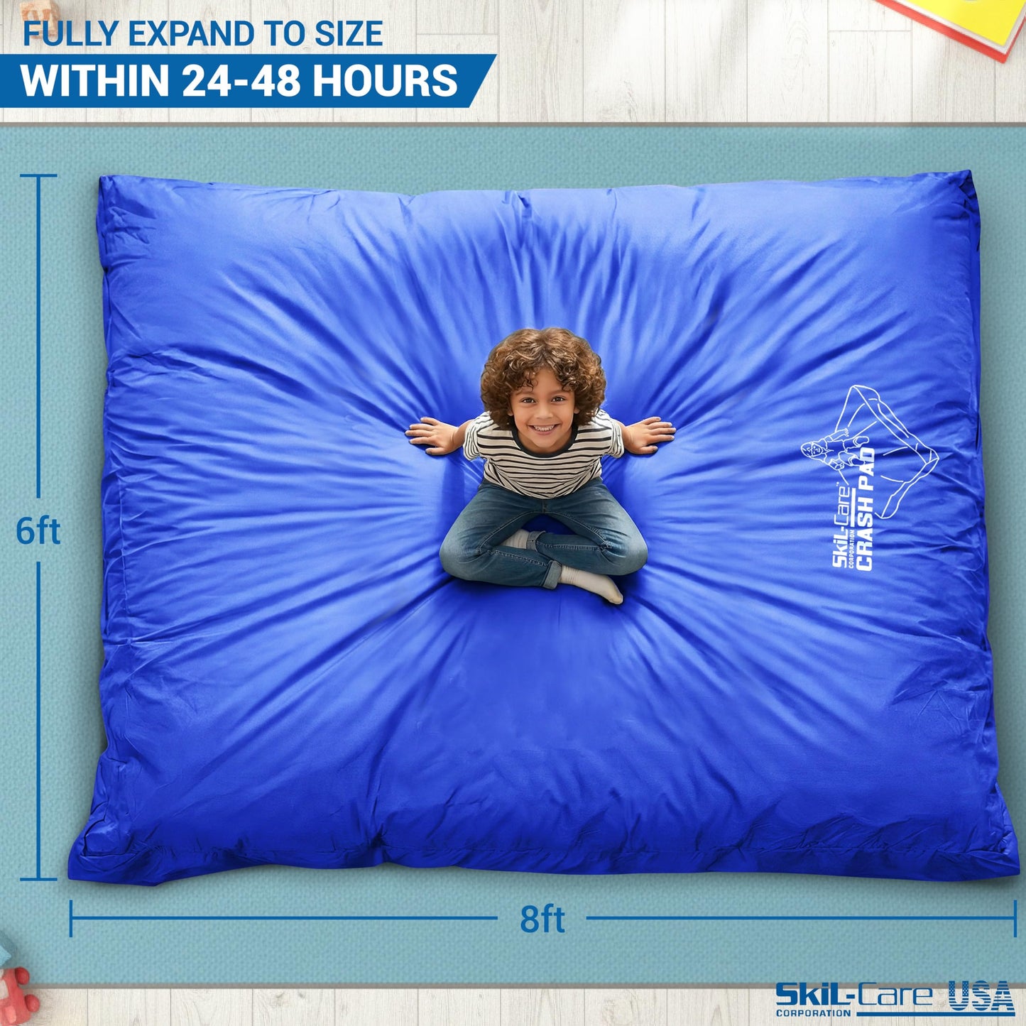 Sensory Crash Pad for Autism & Safe Deep Pressure Play