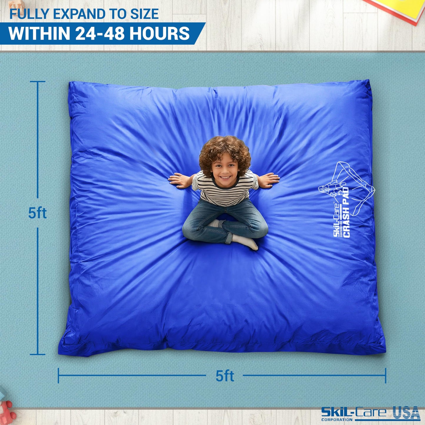 Sensory Crash Pad for Autism & Safe Deep Pressure Play