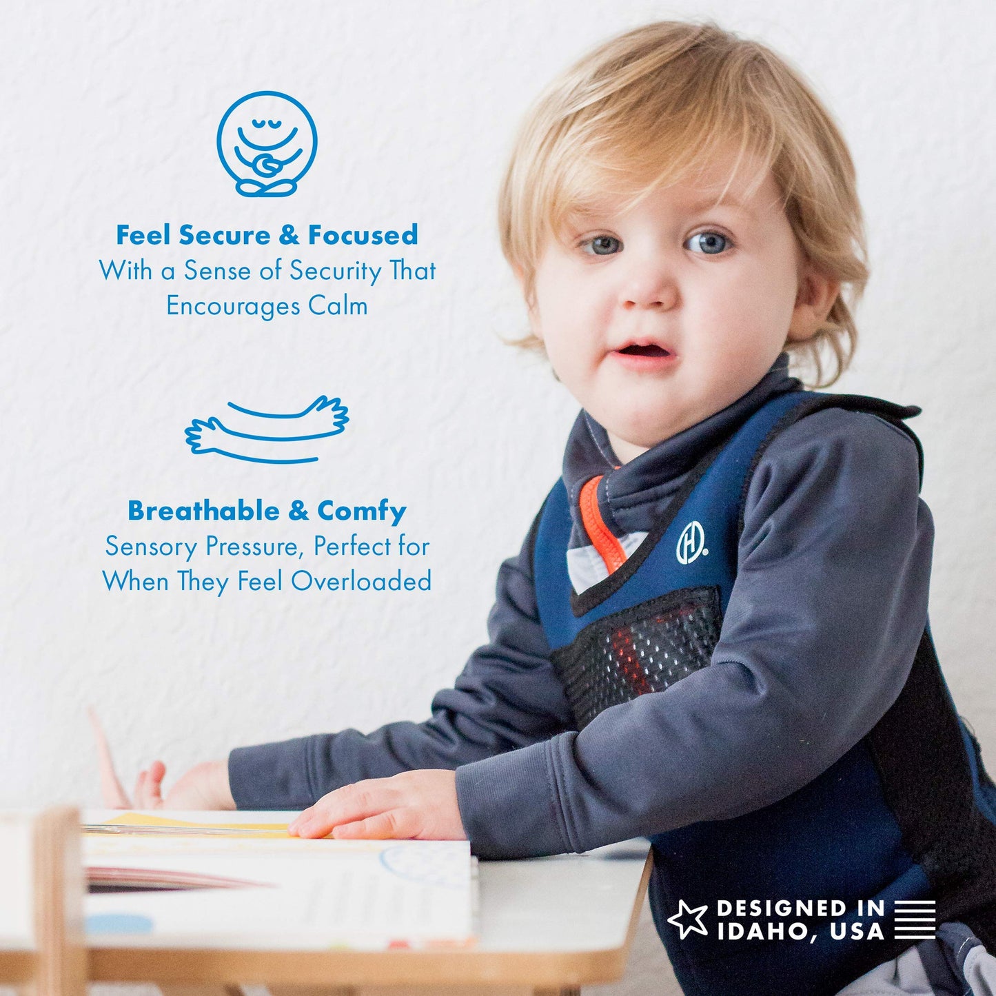Weighted Compression Vest for Autism & Sensory Calm (Kids)