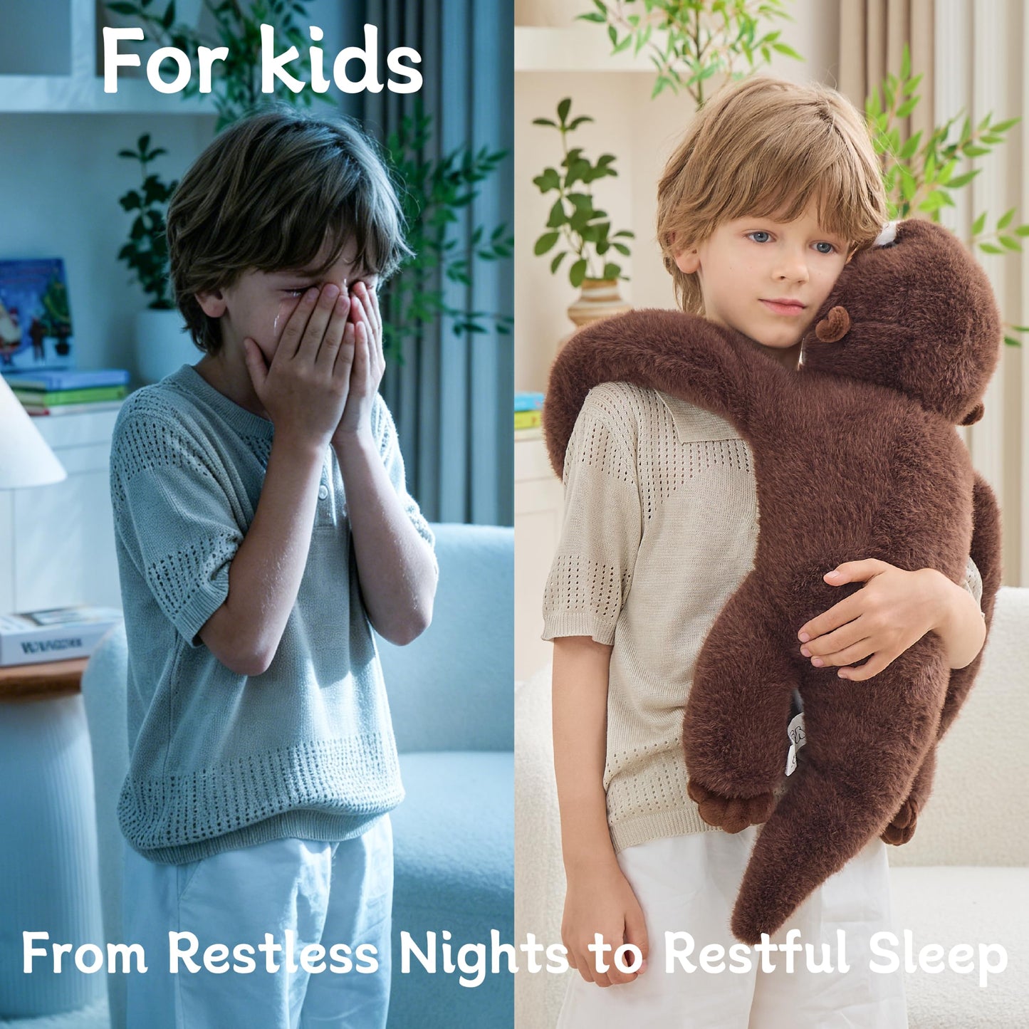 Weighted Sloth Stuffed Animal – 25 Inch, 4 lbs Plush Lying Toy for Kids and Adults – Soft and Cozy Weighted Companion for Bedtime, Gifting, and Everyday Comfort
